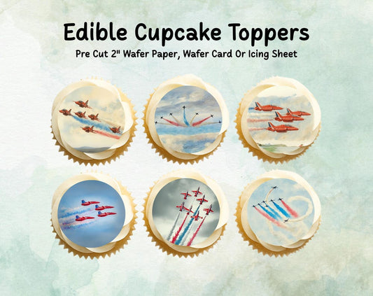 Jet Edible Cupcake Toppers