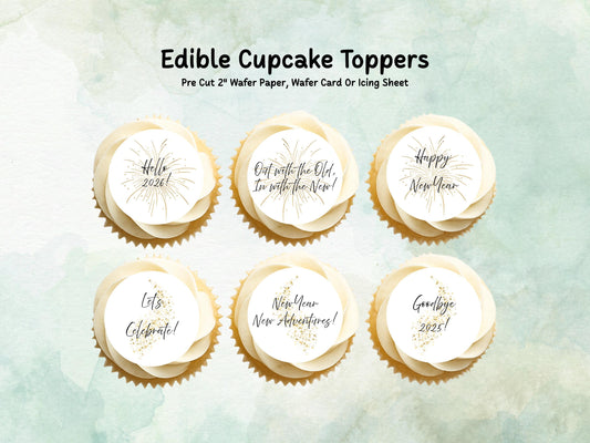 BMW Car Edible Cupcake Toppers 12 x 2" – Pre cut Wafer Paper, Card or Icing Sheet, Sports car Cake Topper