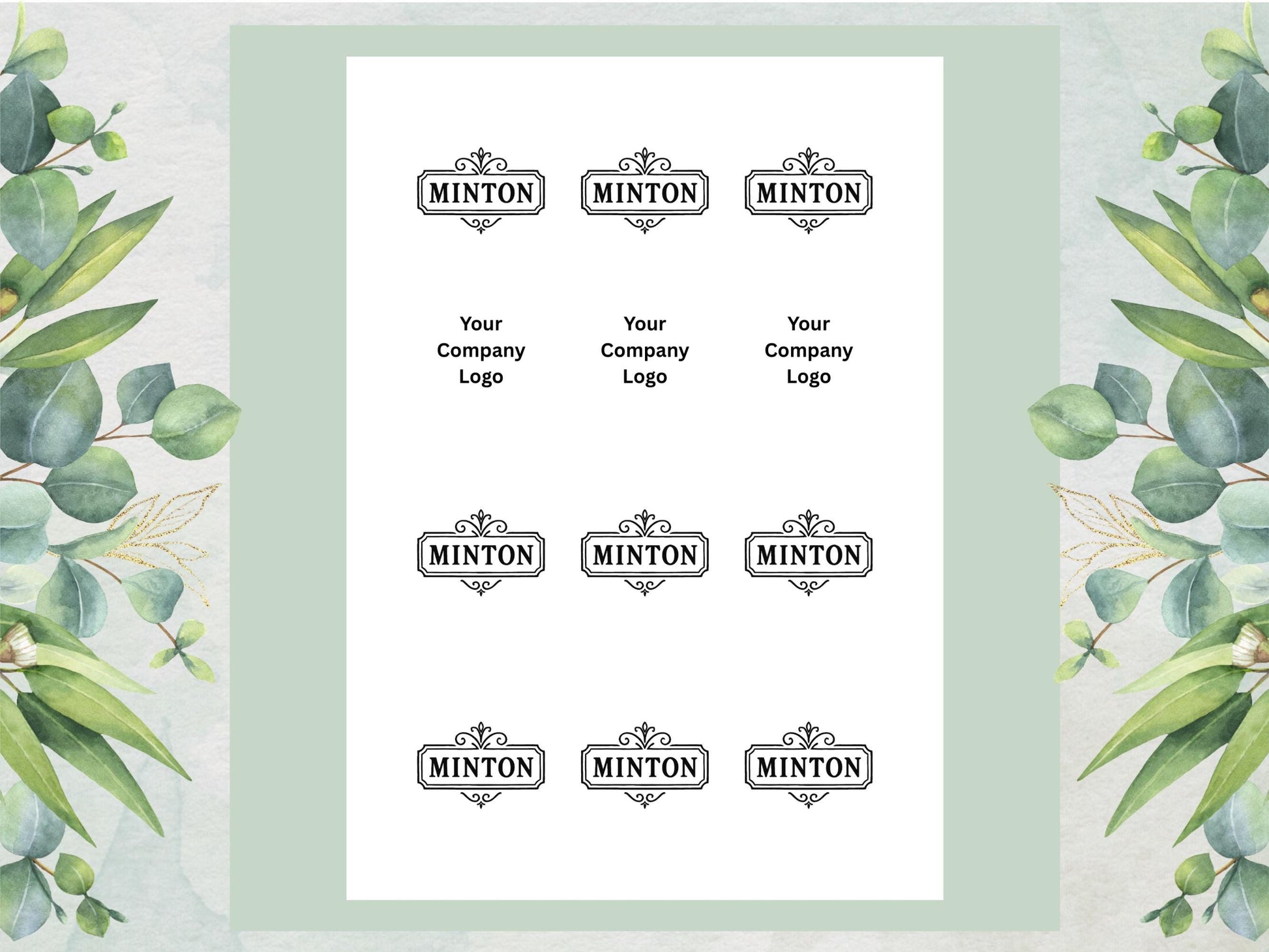 Company Logo Edible Cupcake Toppers, Personalized image toppers