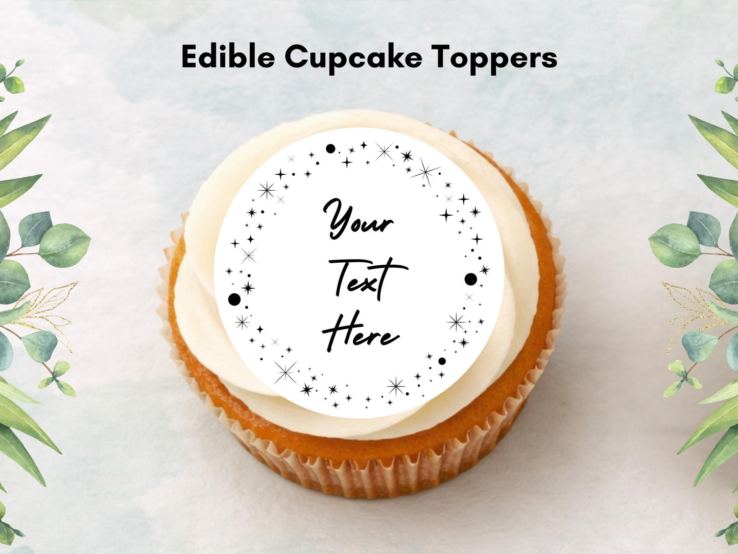 Personalized Hen Party Edible Cupcake Toppers – Wedding Cake Decoration