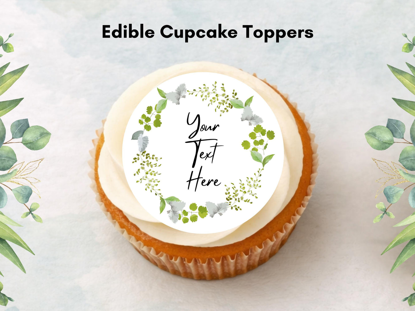 Personalized Edible Cupcake Toppers – Hen Party, Wedding Favor Toppers