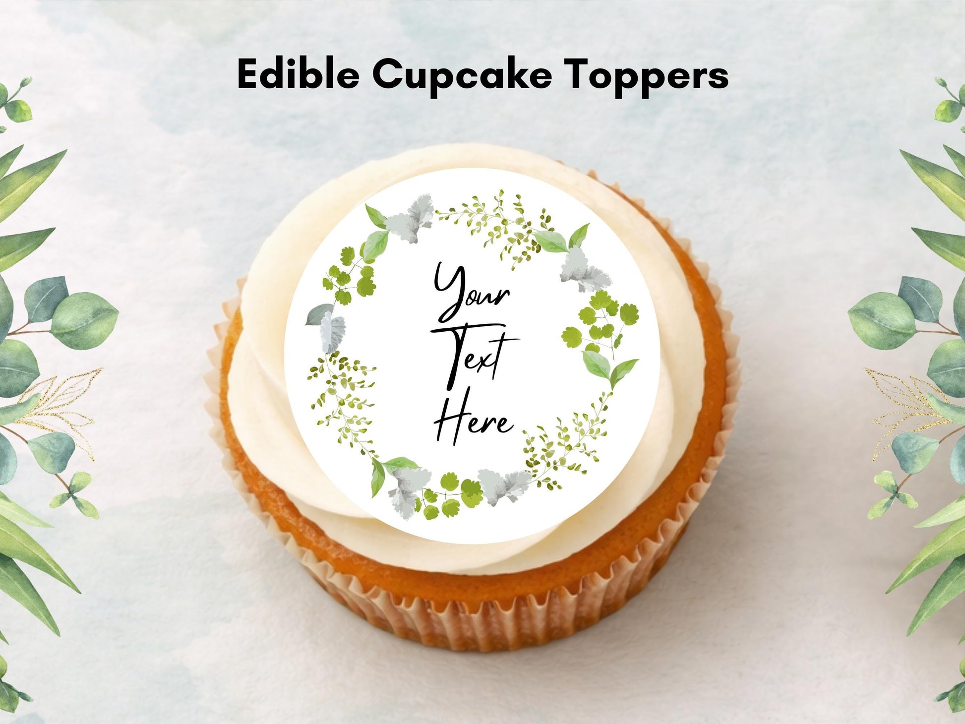 Personalized Edible Cupcake Toppers – Hen Party, Wedding Favor Toppers