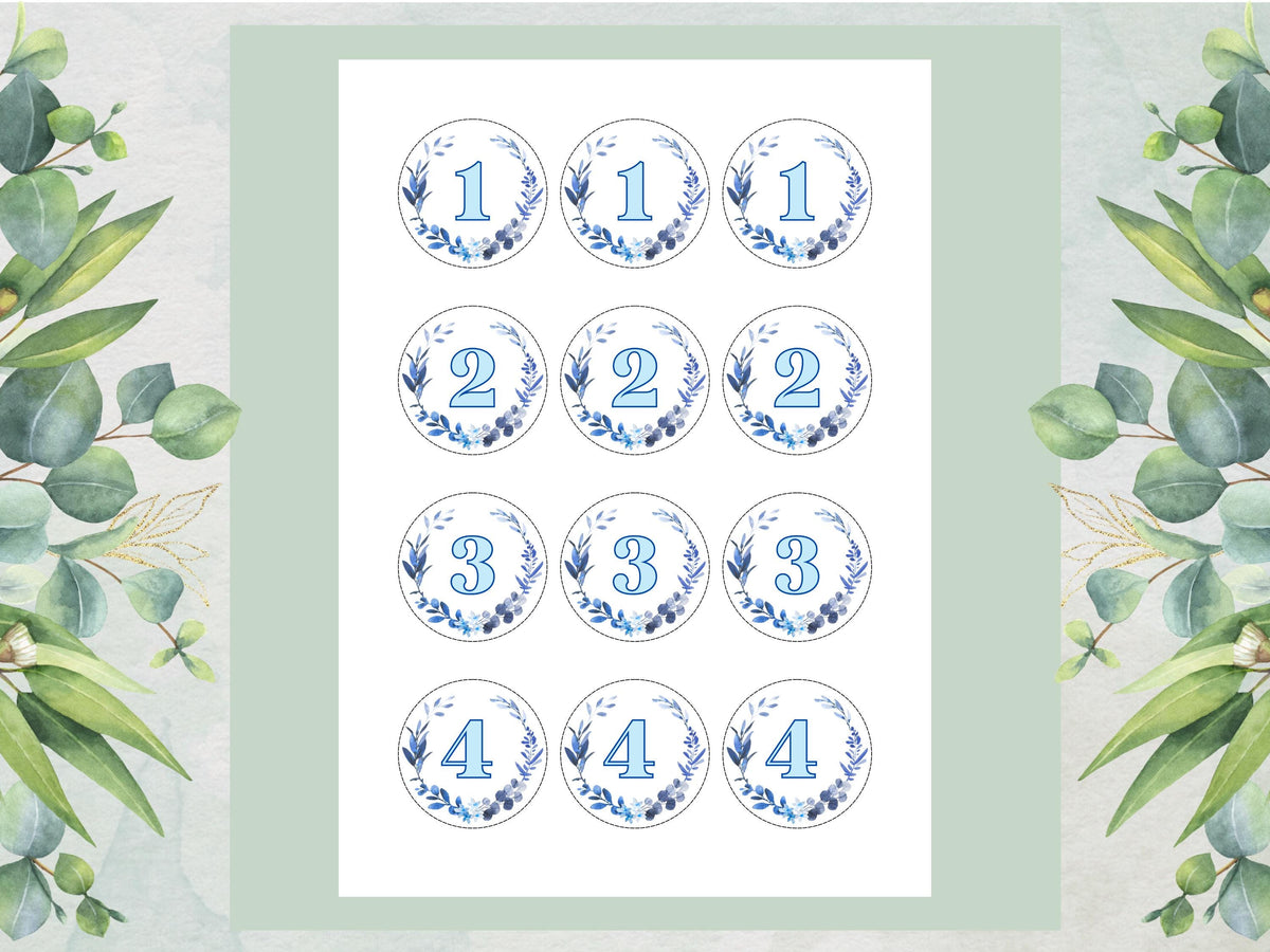 Birthday Age Edible Cupcake Toppers – Personalised Cake Decorations