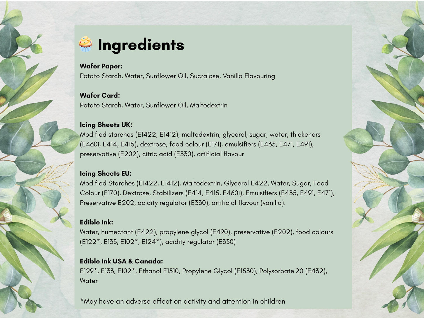 Personalised Edible Cupcake Toppers 12 x 2" – Pre cut Wafer Paper, Card or Icing Sheet, Wedding Cake Topper, Wedding Favors