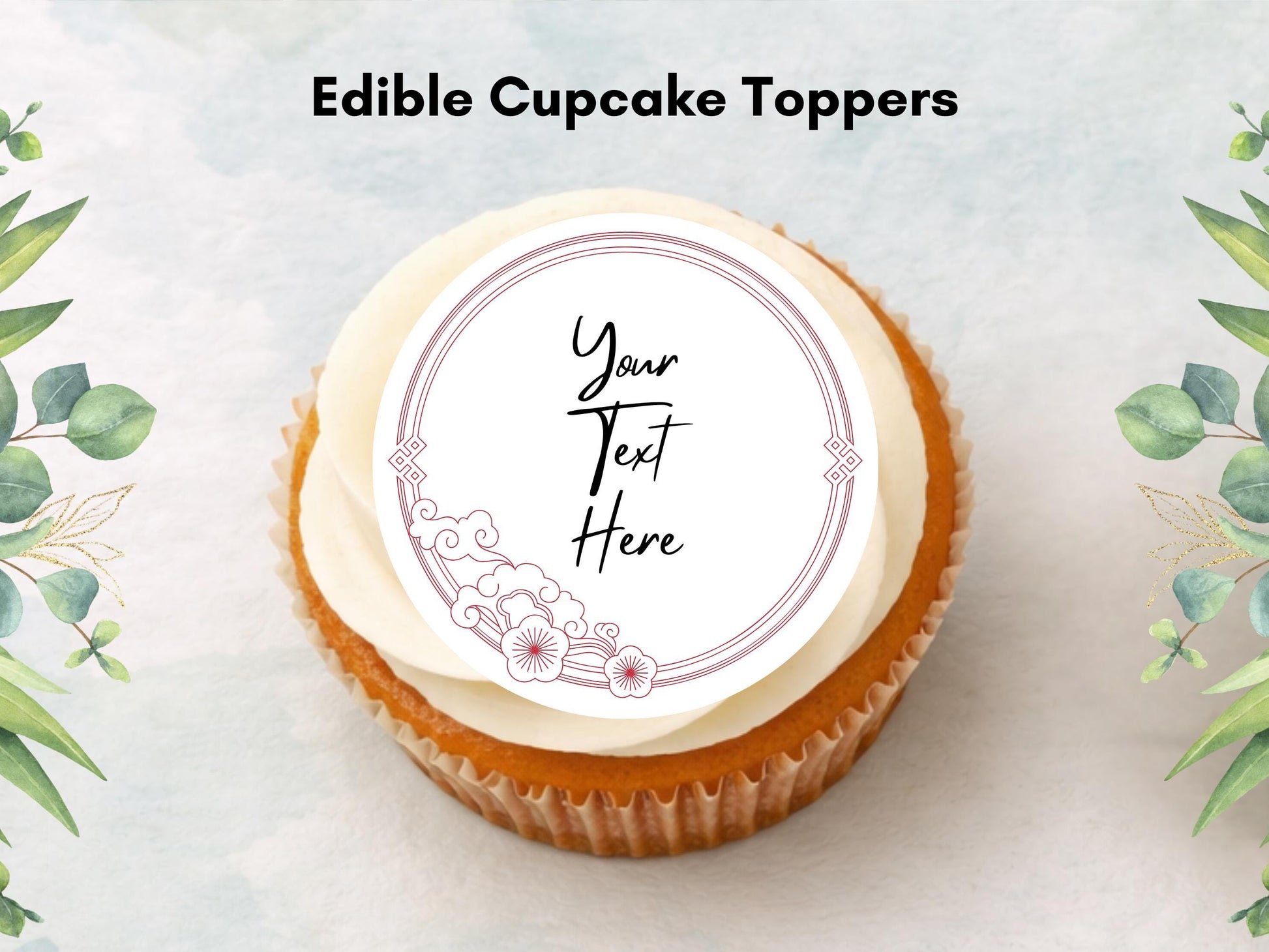 Personalized Hen Party Edible Cupcake Toppers – Wedding Favors