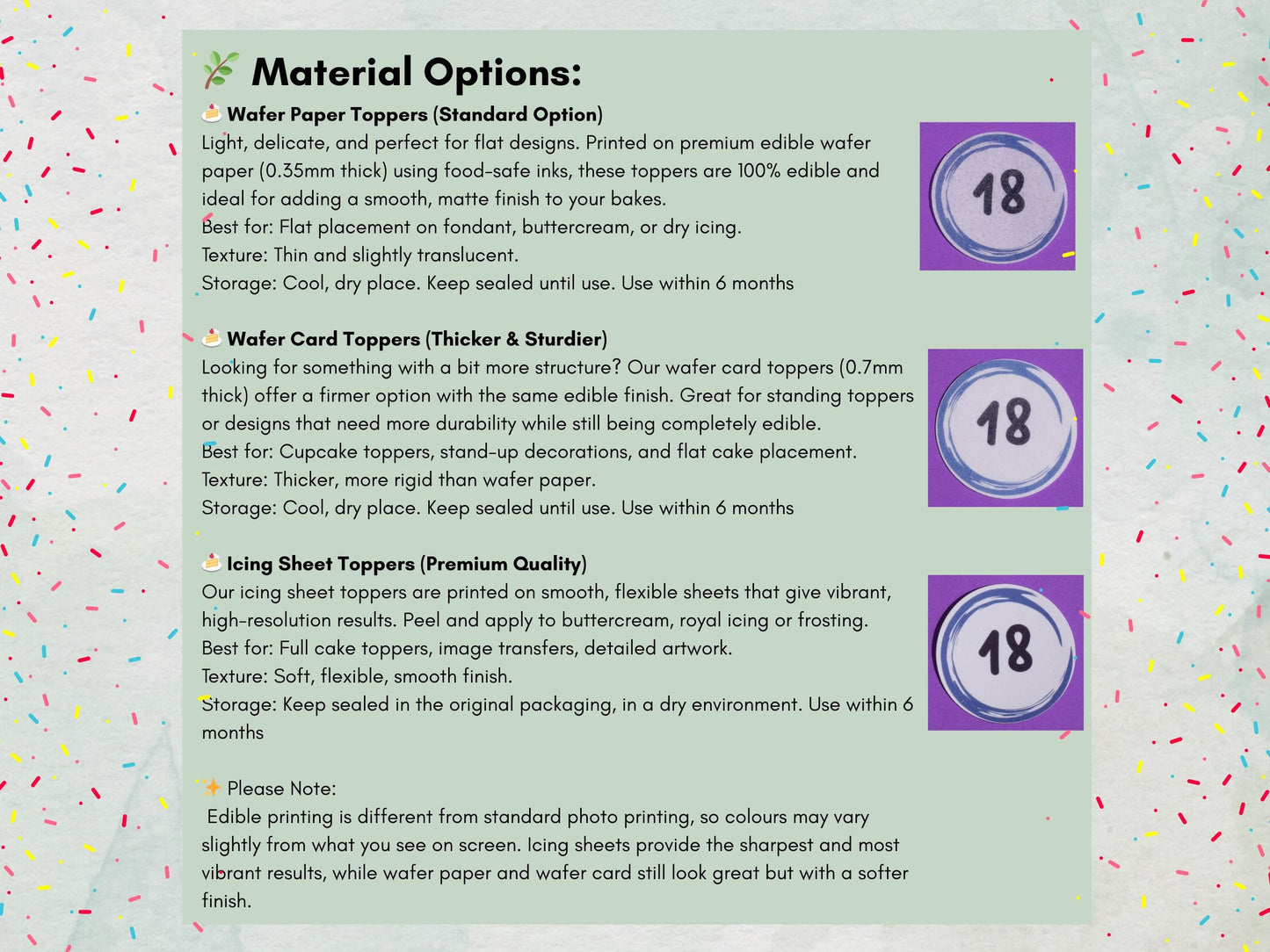 Golf Edible Cupcake Toppers 12 x 2" – Pre cut Wafer Paper, Card or Icing Sheet, Sports Party Decoration, Cake images