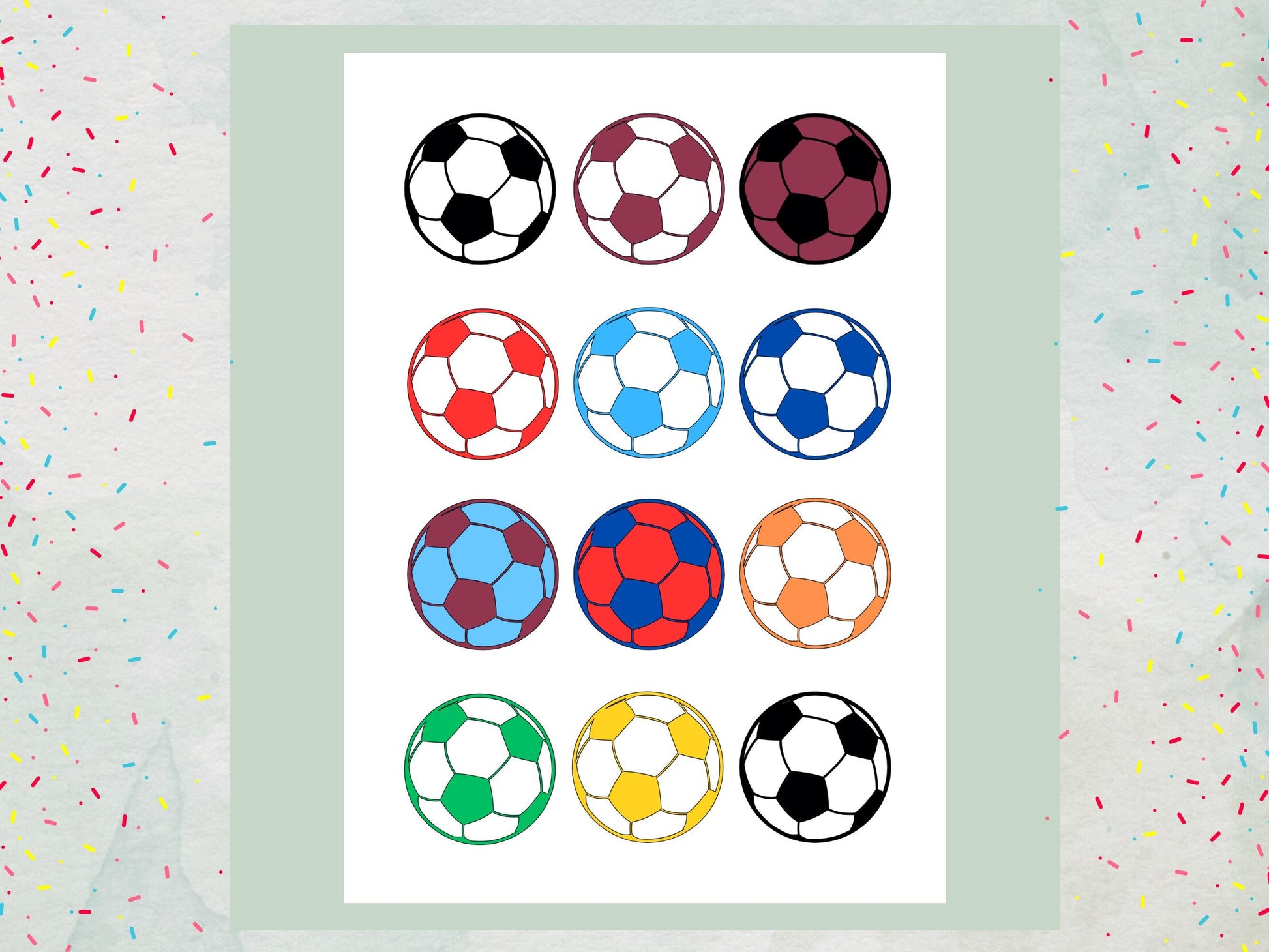 Football Edible Cupcake Toppers – 2" Pre-Cut Party Decorations