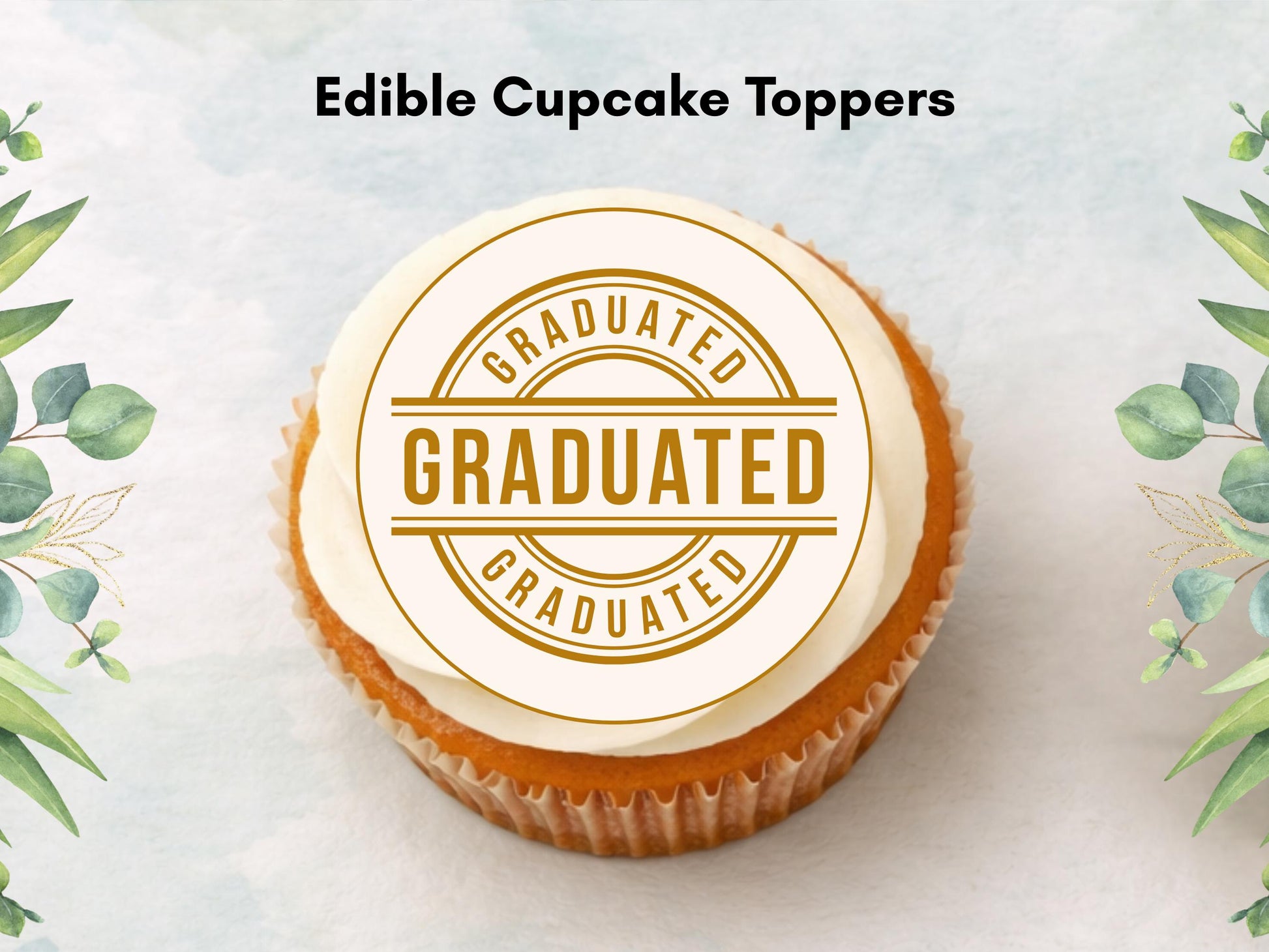 Graduation Edible Cupcake Toppers, Graduation Cake Decorations