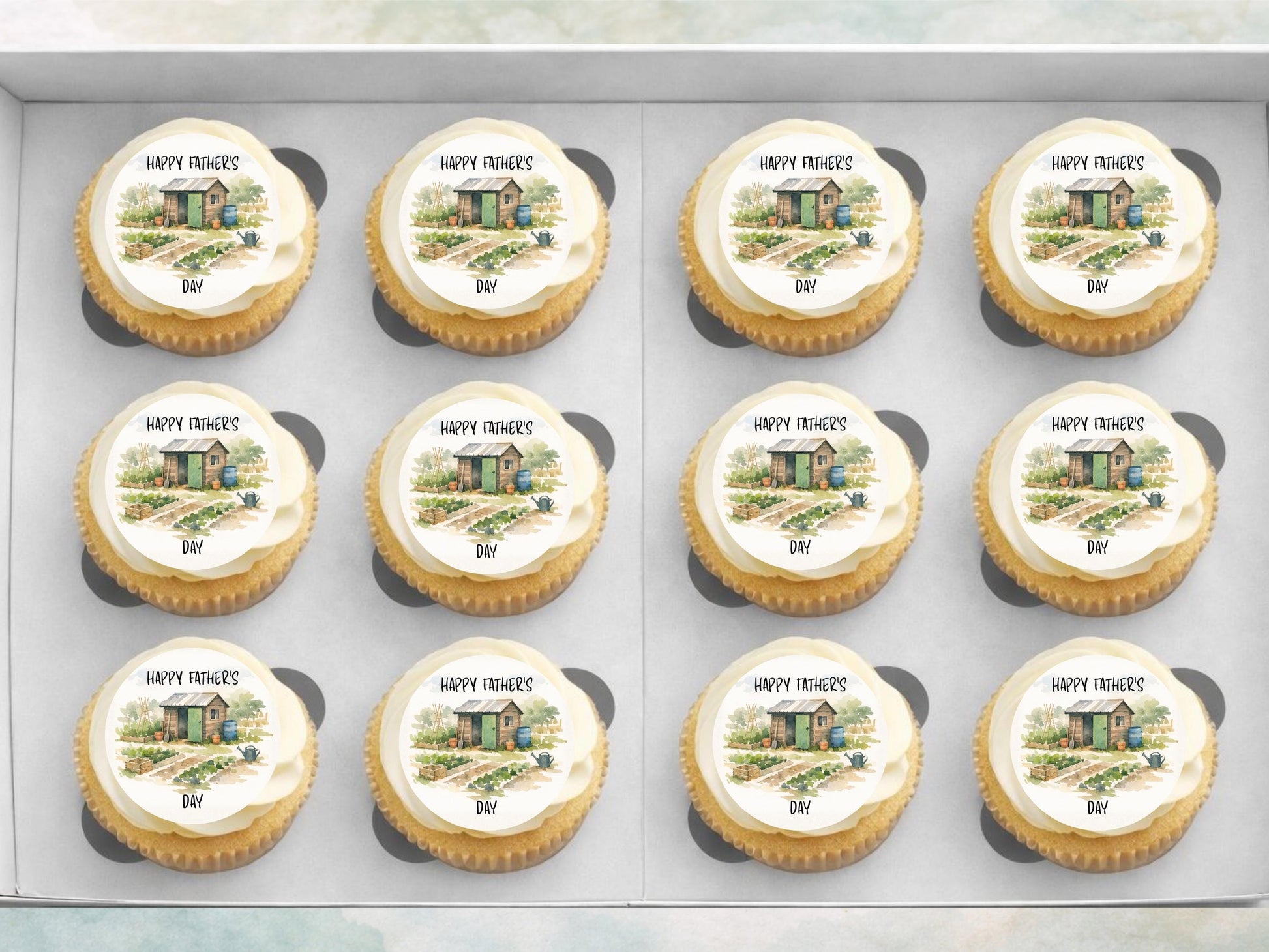Happy Father's Day Edible Cake Toppers – Gardener Cake Decorations