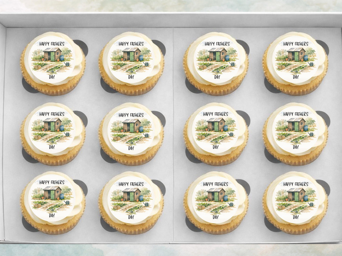 Happy Father's Day Edible Cake Toppers – Gardener Cake Decorations