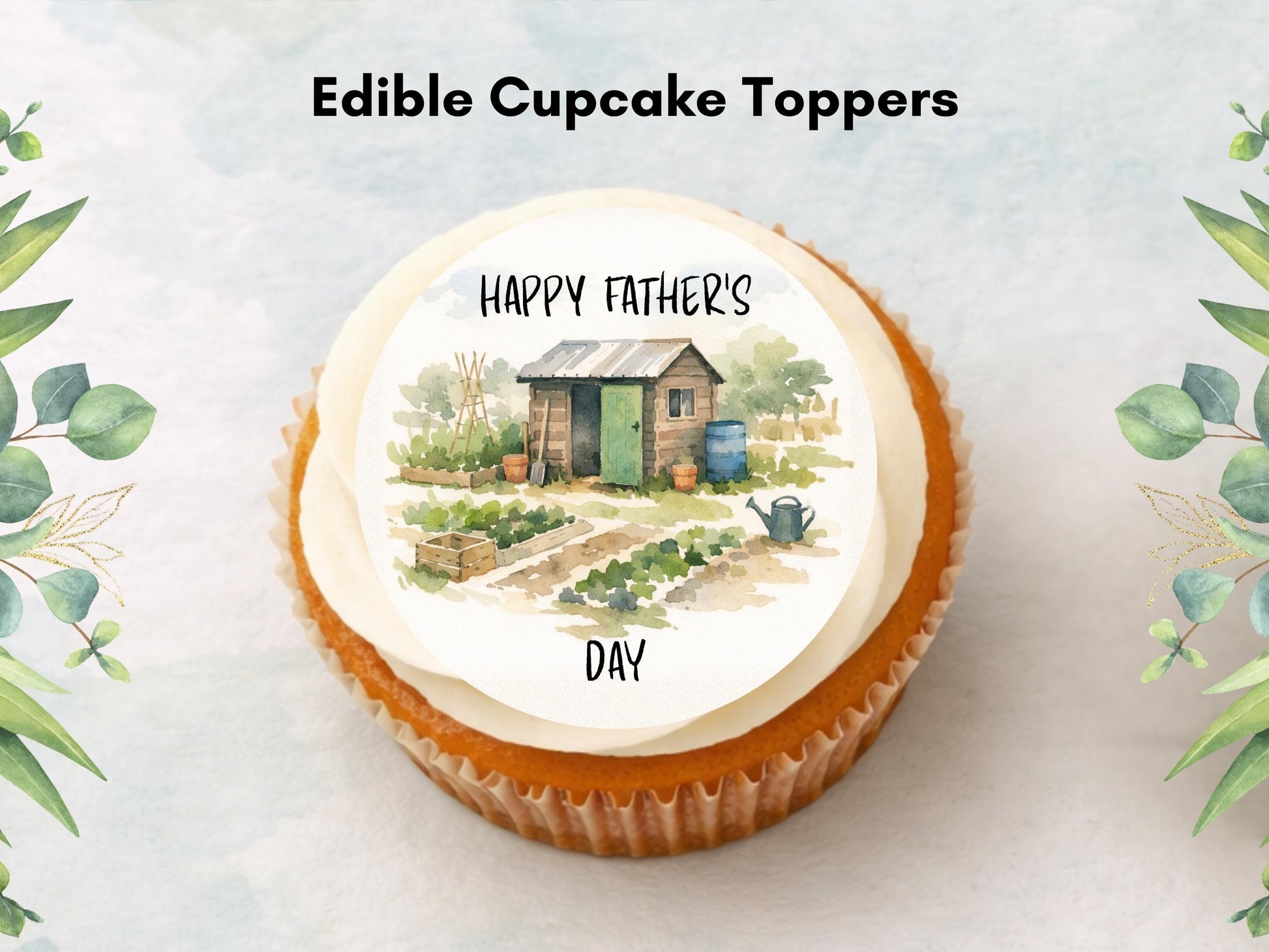 Happy Father's Day Edible Cake Toppers – Gardener Cake Decorations